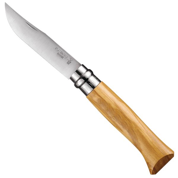 Klappmesser No. 8 Olivenholz, Opinel - Der Campingprofi