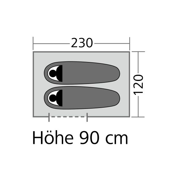 High Peak Trekkingzelt Siskin 2.0